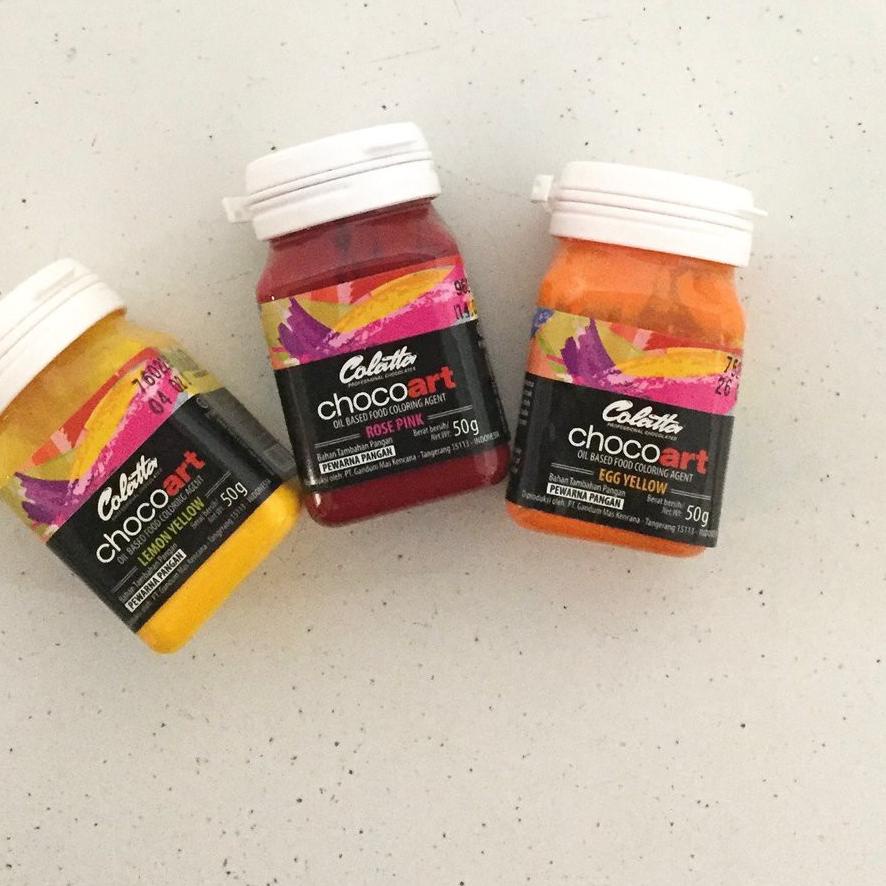 

Diskon✔️Colatta choco art chocoart oilbase pewarna fondant pewarna coklat 50 gram|KD3