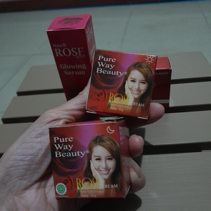 Cream ROSE Cream Wajah Kosmetik Skincare Make Up Makeup  Kecantikan