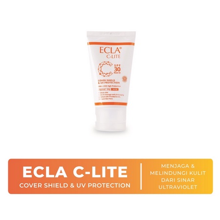 Ecla C-Lite COER SHIELD &amp; UV PROTECTION  SPF 30 Menjaga dan Melindungi Kulit Dari Sinar Ultraviolet