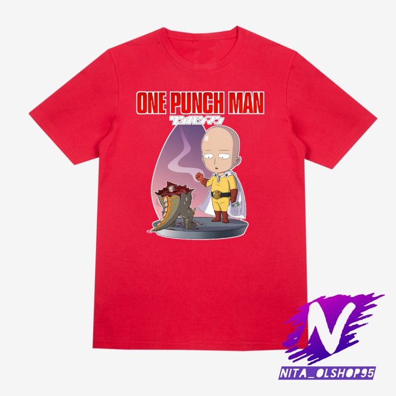 baju anak kaos anak one punch man saitama