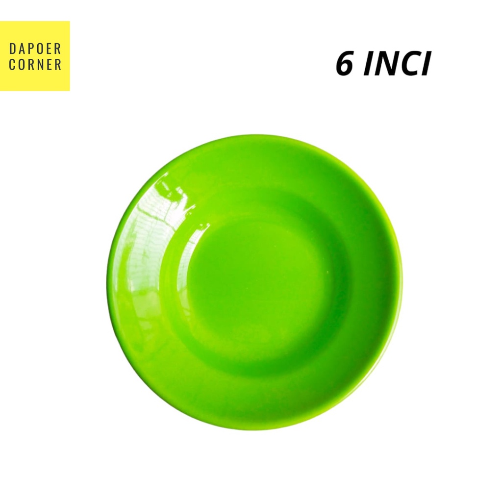 PIRING KECIL MELAMIN 6'' / PIRING SAMBAL MELAMIN PIRING MELAMIN SINGA SINGI