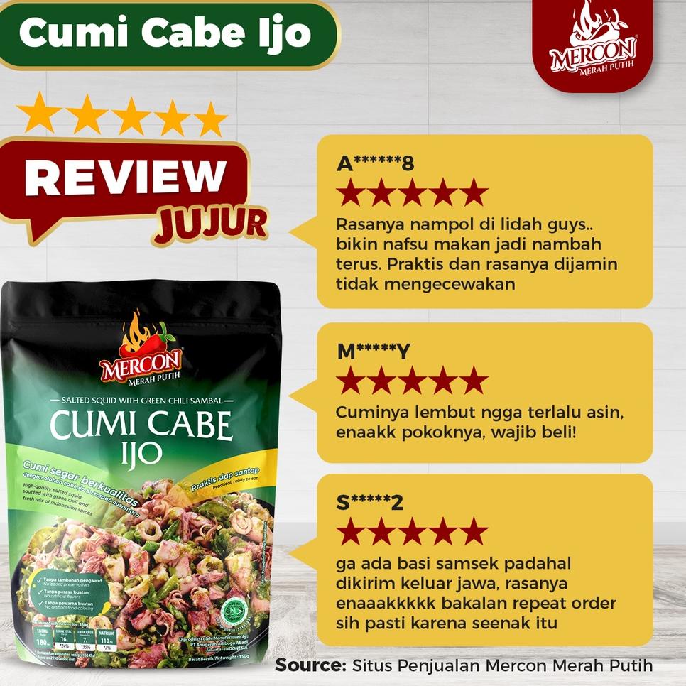 

Buruan beli Mercon Merah Putih - Set Trio Maut || Oseng Mercon Daging + Cumi + Cakalang .,,.,.,