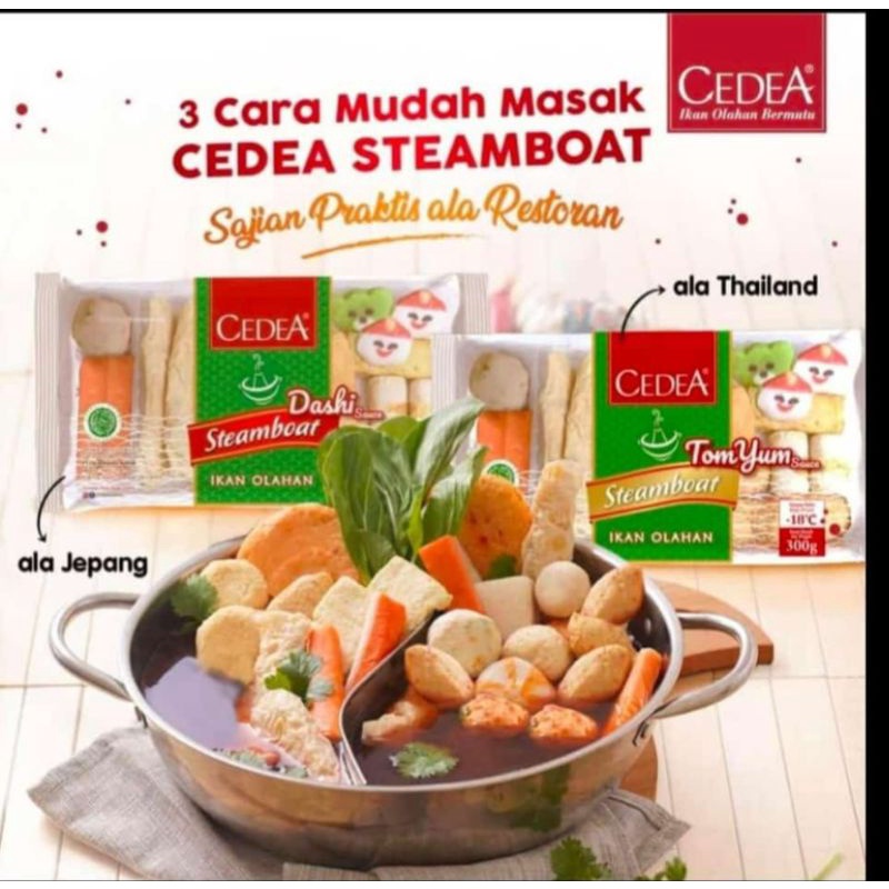 

Cedea Steamboat Tomyum 300gr | Ikan Olahan