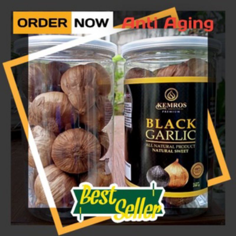Bawang Hitam/Black Garlic Lanang Tunggal Super Jumbo