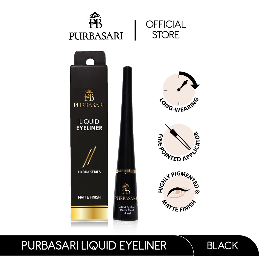 galerybeautysemarang Purbasari Liquid Eyeliner Matte Finish