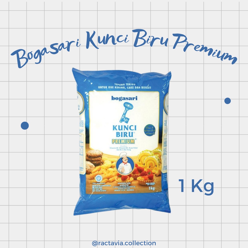 

TEPUNG KUNCI BIRU 1 KG BOGASARI