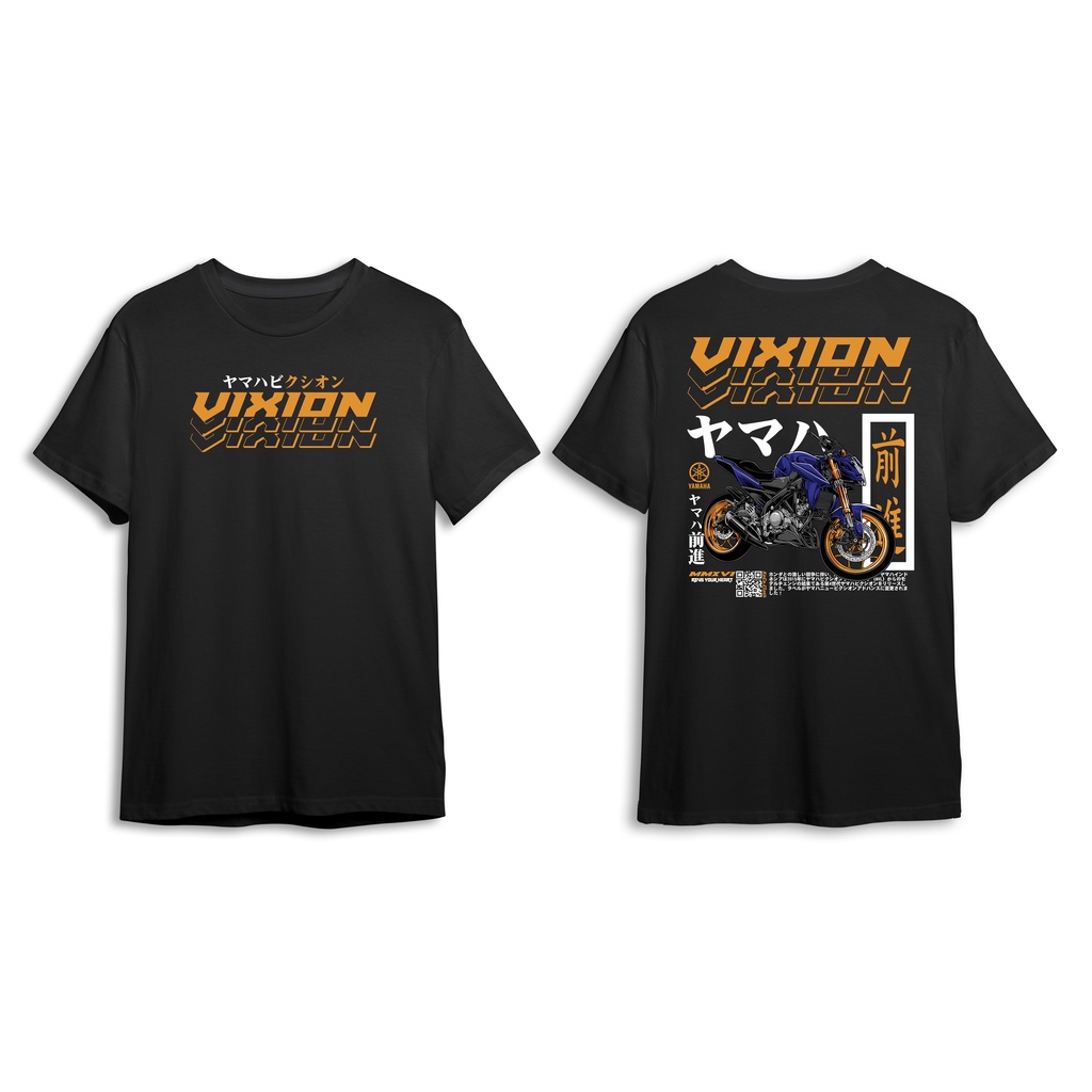 KAOS YAMAHA VIXION MMXVI BAJU MOTOR VIXION PRIA WANITA