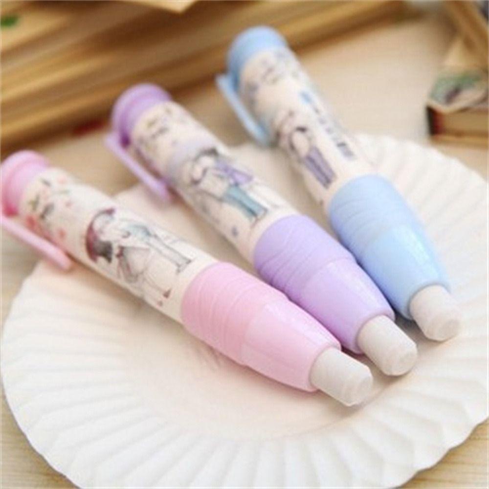 Lanfy Eraser Kantor Perlengkapan Sekolah Siswa Lucu Anak Hadiah Alat Tulis Bentuk Pulpen Eraser