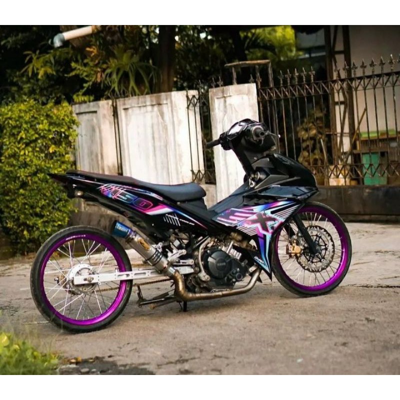 (BISA COD) Striping hologram Mx King Exciter 150 Malaysia Stiker Variasi Yamaha Jupiter MX king holo