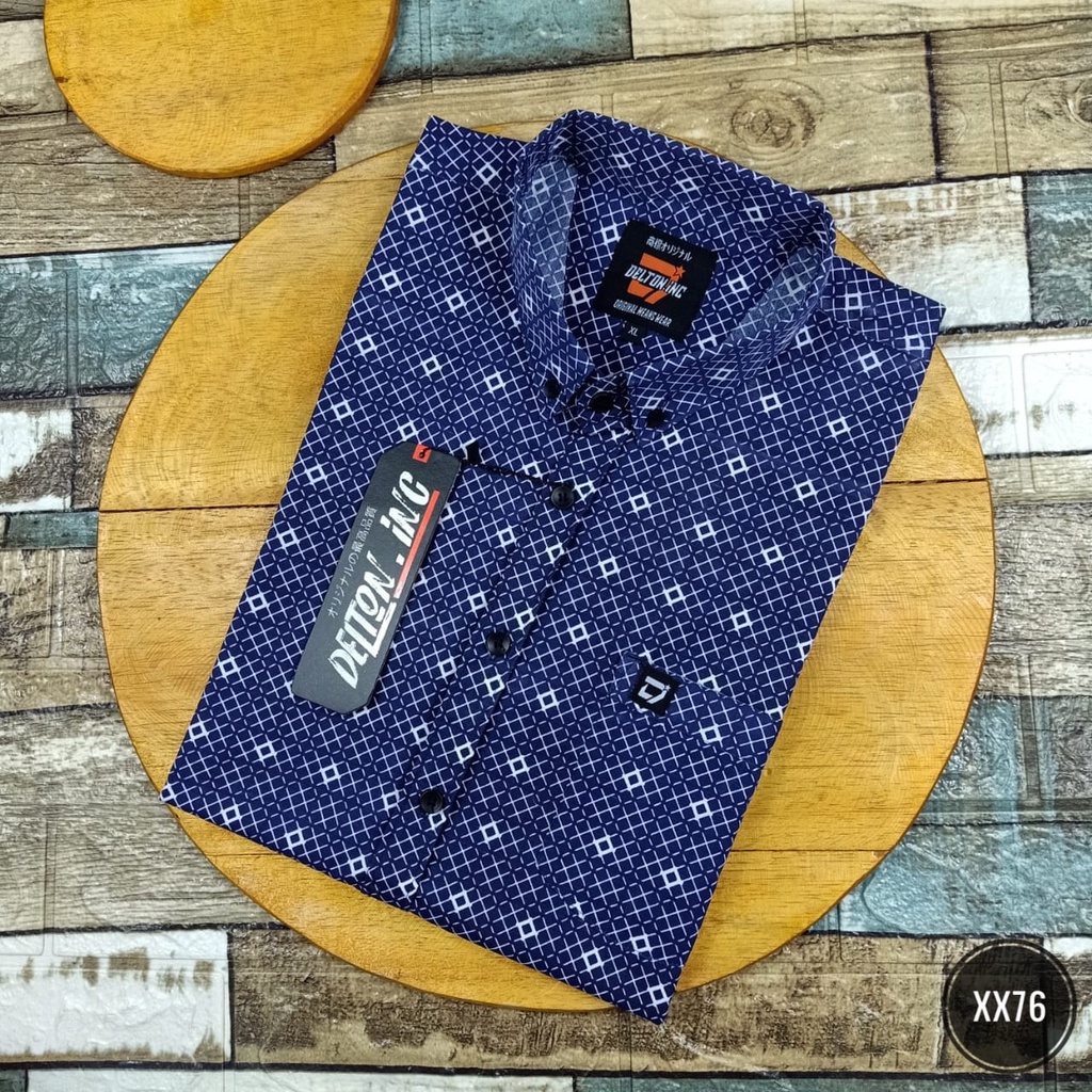 Kemeja Pria Lengan Pendek Model Slimfit - Kemeja Kasual Pria (LW 03)