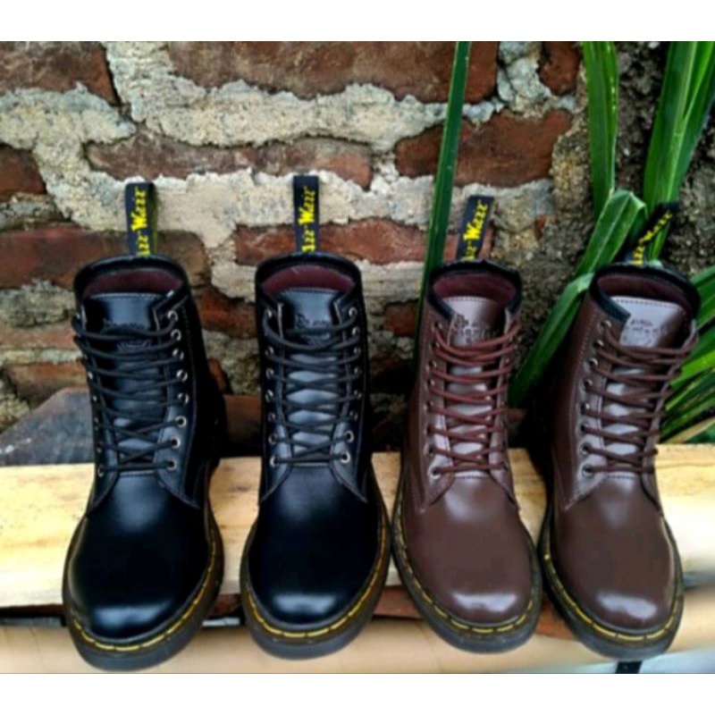 sepatu boots pria dan wanita dr martens clasik 8 hole dokmart