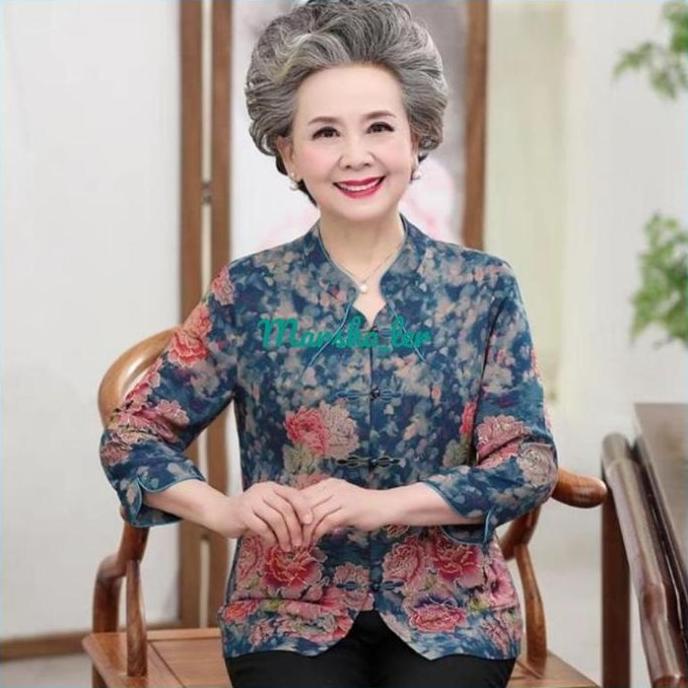 0005 Cny Wishing Cheongsam Blouse / Baju Imlek Baju Sincia Baju Lansia