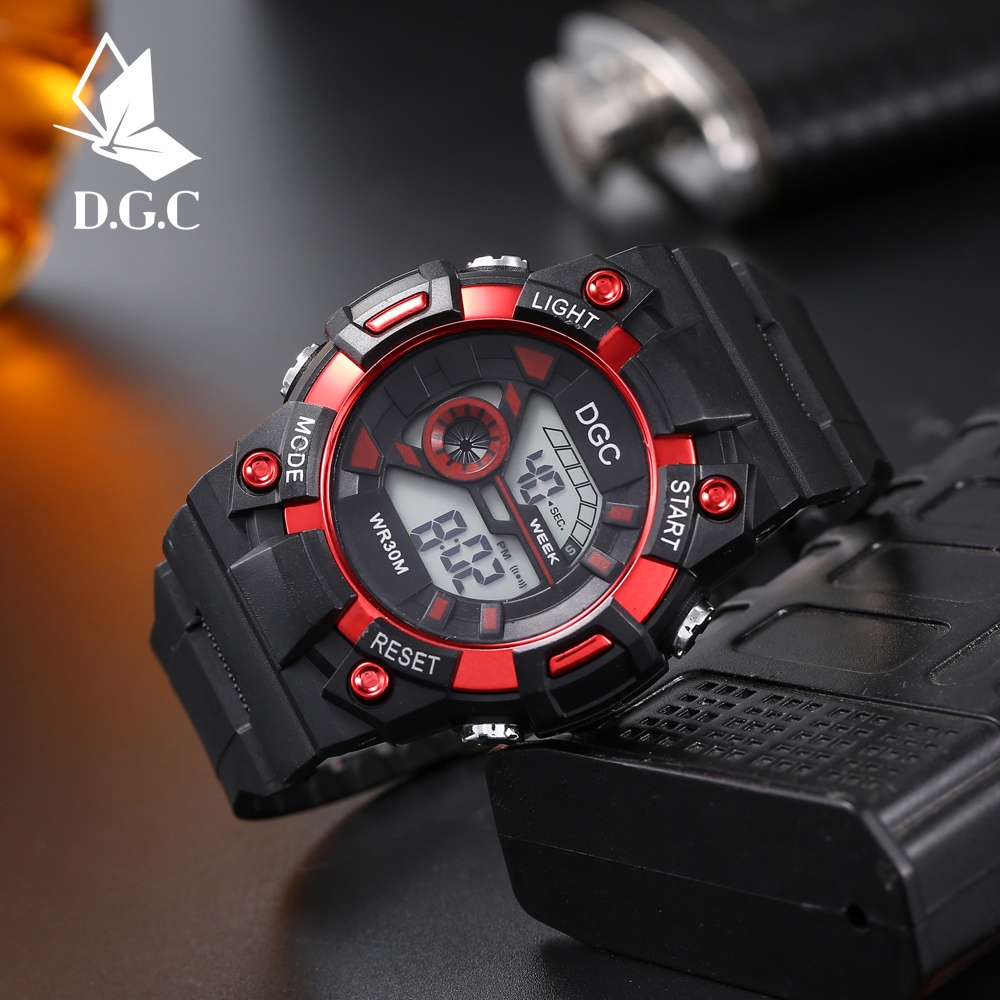 ✨D.G.C✨✅Jam Tangan Pria Fashion Sports Digital Led Men Women Digital Watch D.G.C M177