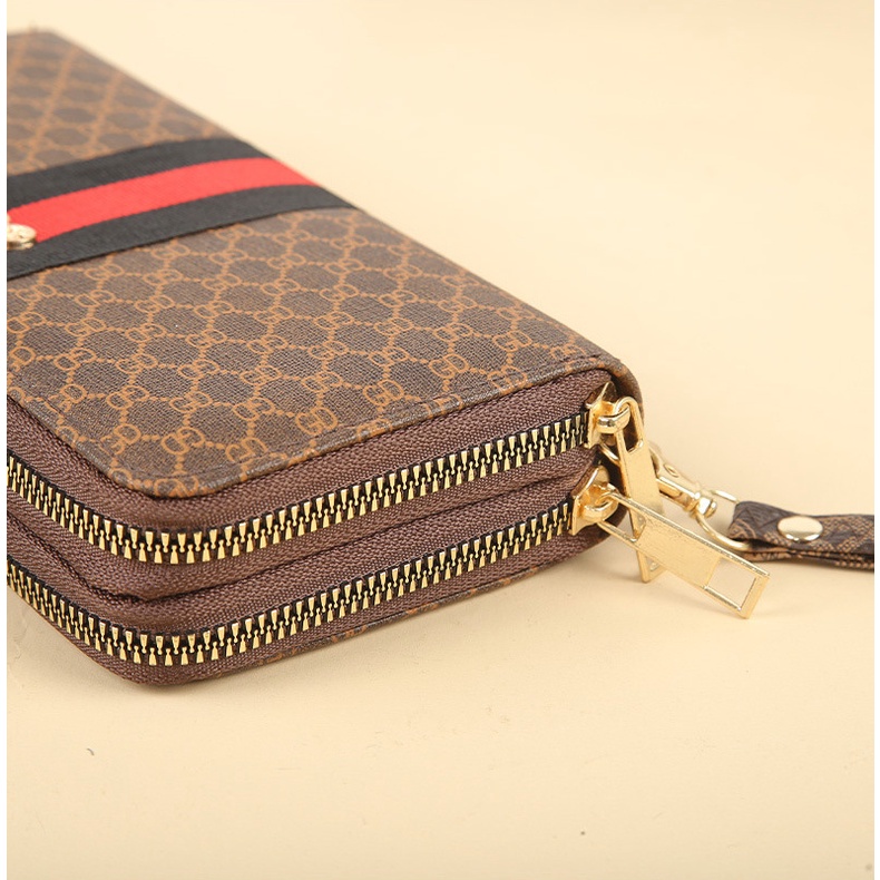 AND / COD / Dompet Panjang Wanita Import Dompet Zipper Perempuan Motif Cantik Dompet Wanita Murah Dompet Jalan Cewek Fashion Casual D101