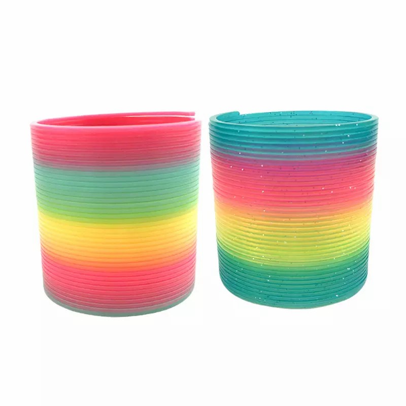 Mainan Magic Spring Rainbow Spiral / Mainan Anak Slinky Pelangi / Mainan Montessori / Mainan Edukasi