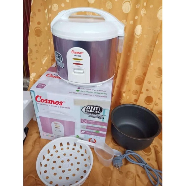 rice cooker Cosmos 1,2 liter anti gores