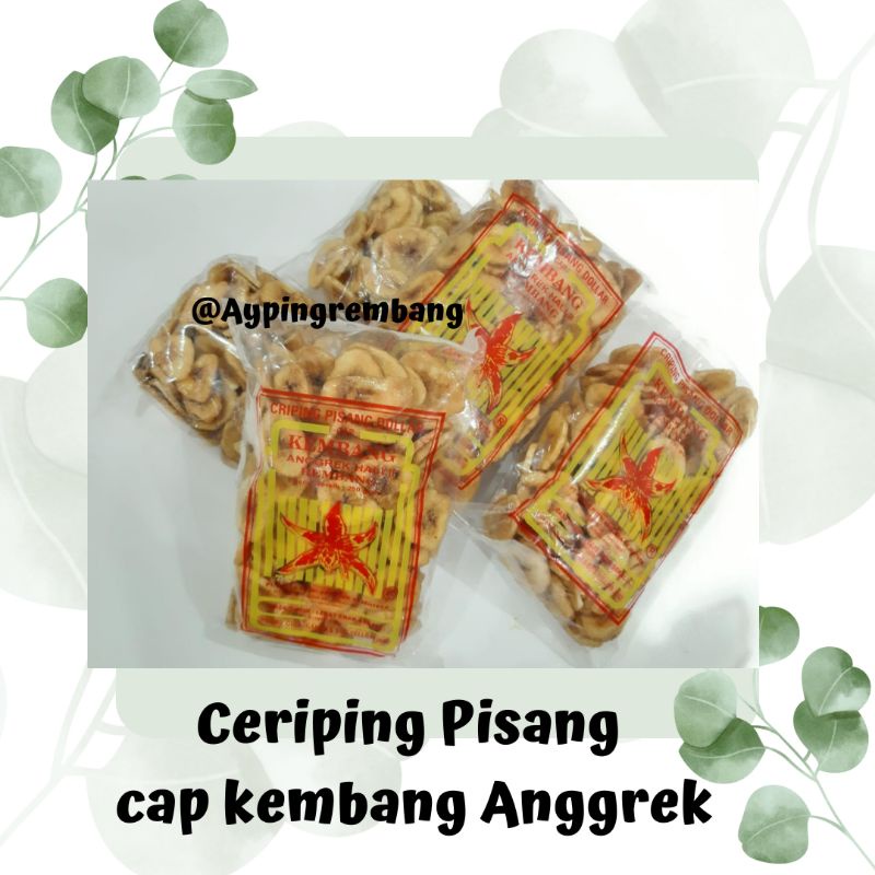 

Criping Pisang Cap Kembang Anggrek Hallii Khas Rembang 250gr