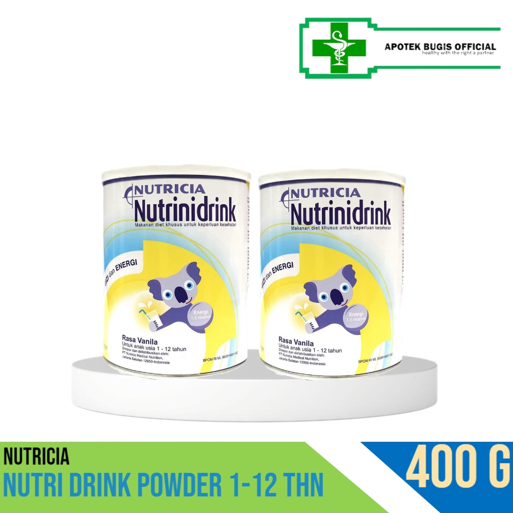 Susu Nutricia Nutrinidrink 400 gr 1-12 tahun penambah berat badan anak yang kurang gizi