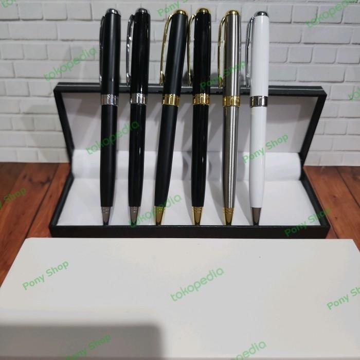 

Pulpen Promosi Eksklusif Sonnet Rfs Matte Black Gold Trim Free Grafir Best Seller