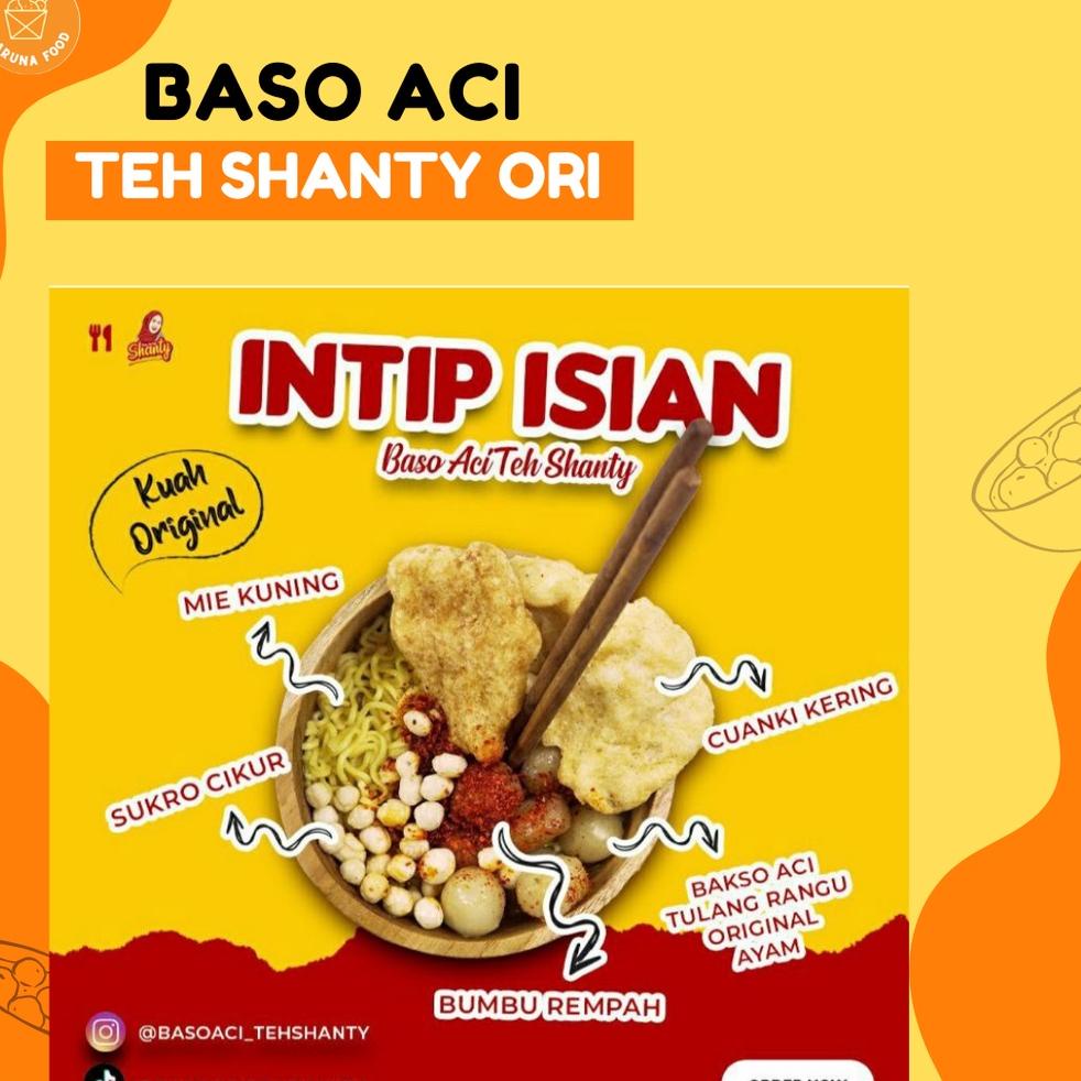 

❦ PROMO 11.11 Baso Aci TEH SHANTY Bakso Aci Teh Shanty Original Boci Rasanya Bikin Happy Denny Cagur Viral Original Khas Tulang Rangu Fresh Ready Gurih Asin Pedas Nagih Makanan Ringan Promo Paling Laris ロ