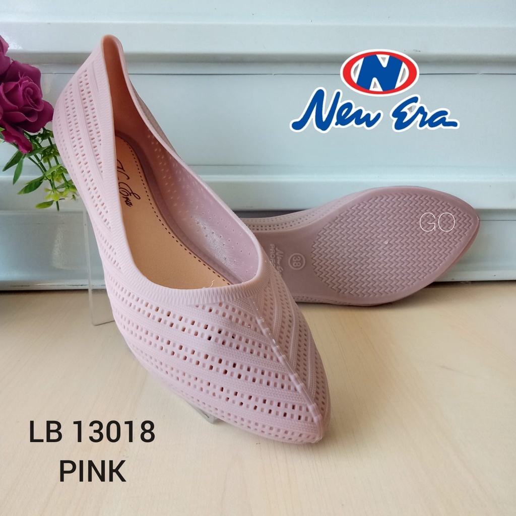 BB NEW ERA LB 13018 Sepatu Slip On Wanita Karet TERBARU Original Murah