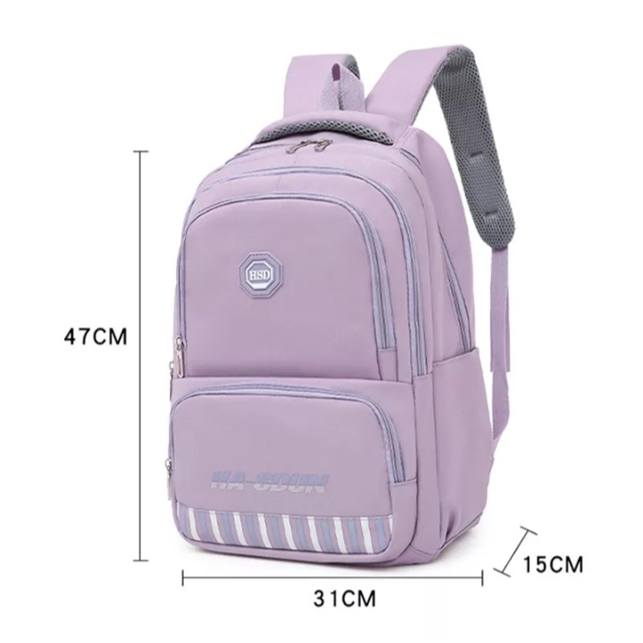 PTM - Tas ransel wanita Korean style HSD- tas sekolah anak perempuan SMP SMA