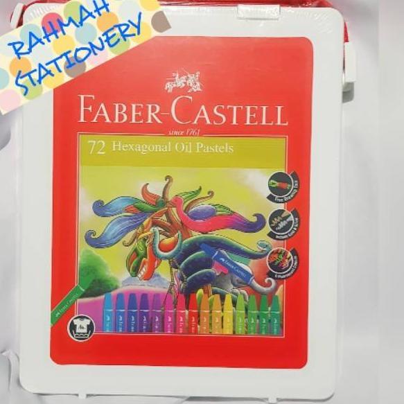 

[KODE DB9VC] Crayon 72 warna faber castell / Hexagonal Oil Pastel 72 faber castell