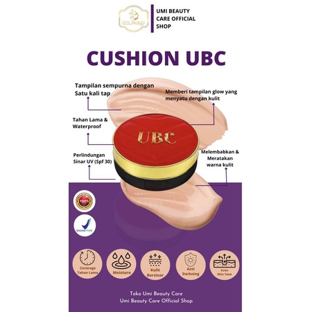 UBC CUSHION//BEDAK UBC//SEKALI OLES GLOWING