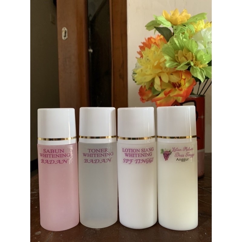 HB ANGGUR WHITENING DOUBLE DOSIS / SIANG MALAM HB ANGGUR ORI /PAKET LENGKAP