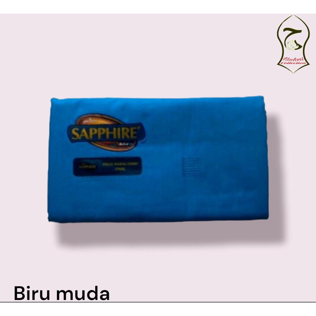 sarung sapphire PWD/Sarung Sapphire Polos Warna Dobby pakaian muslim pria