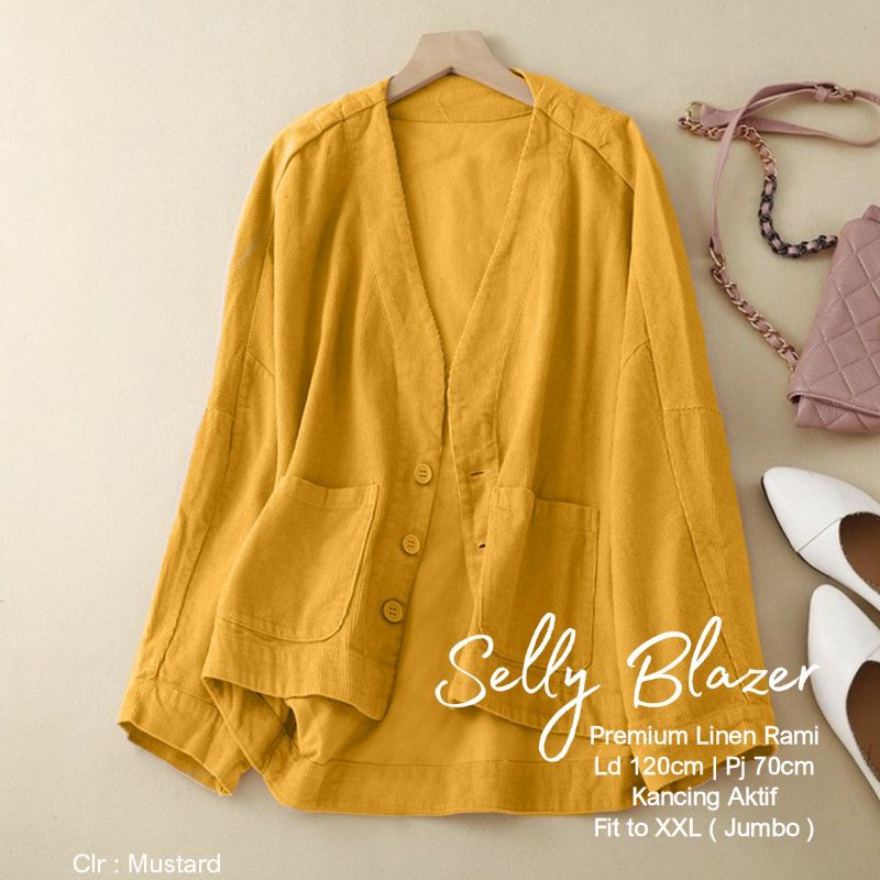 ABIKA LONG BLAZER /SELLY BLAZER TERBARU