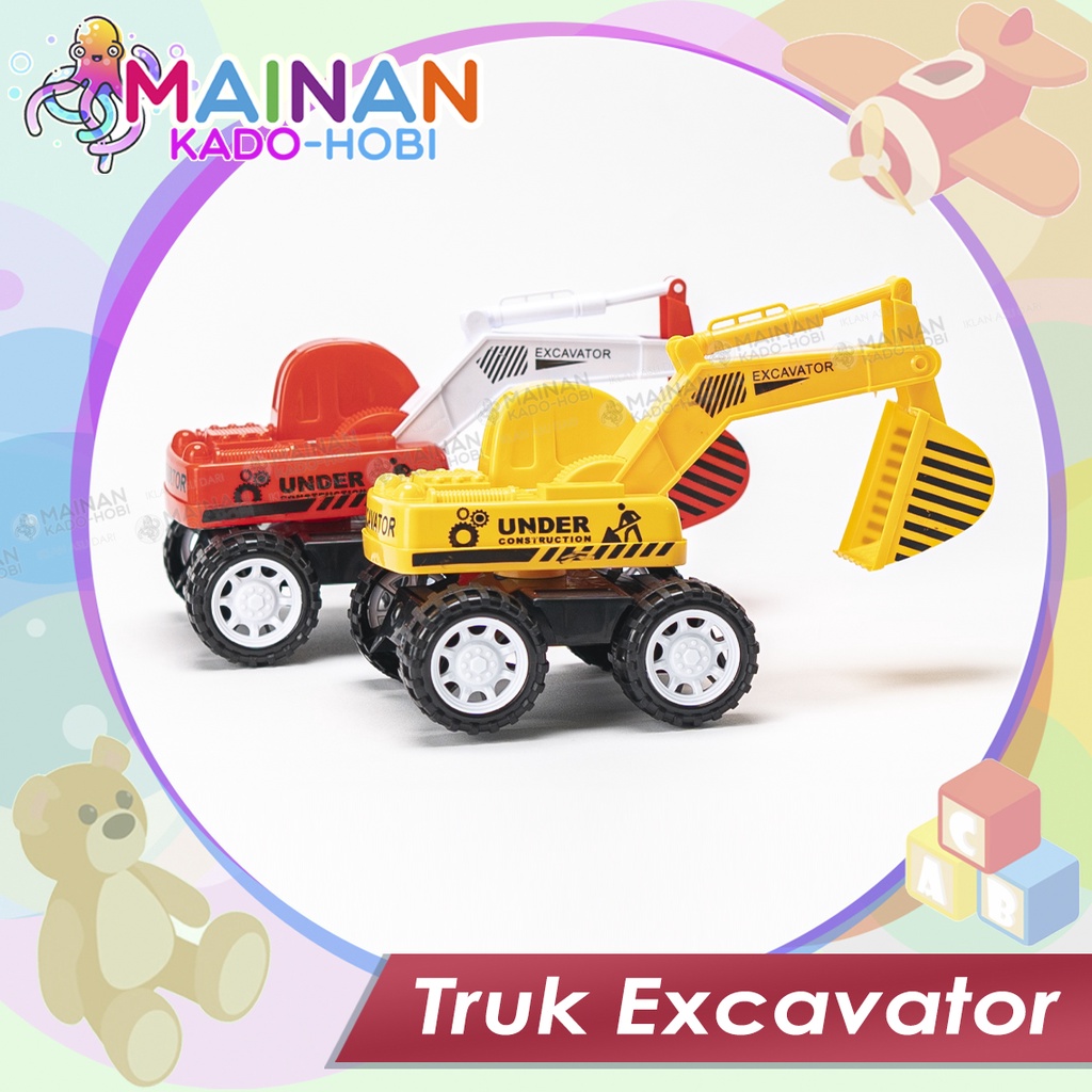 MAINAN ANAK DIECAST CAR TRUCK CONSTRUCTION TRUK EXCAVATOR