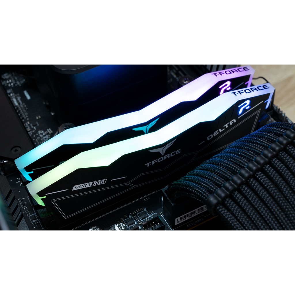 Team T-Force Delta RGB DDR5 32GB (2x16GB) 6400MHz Dual Channel