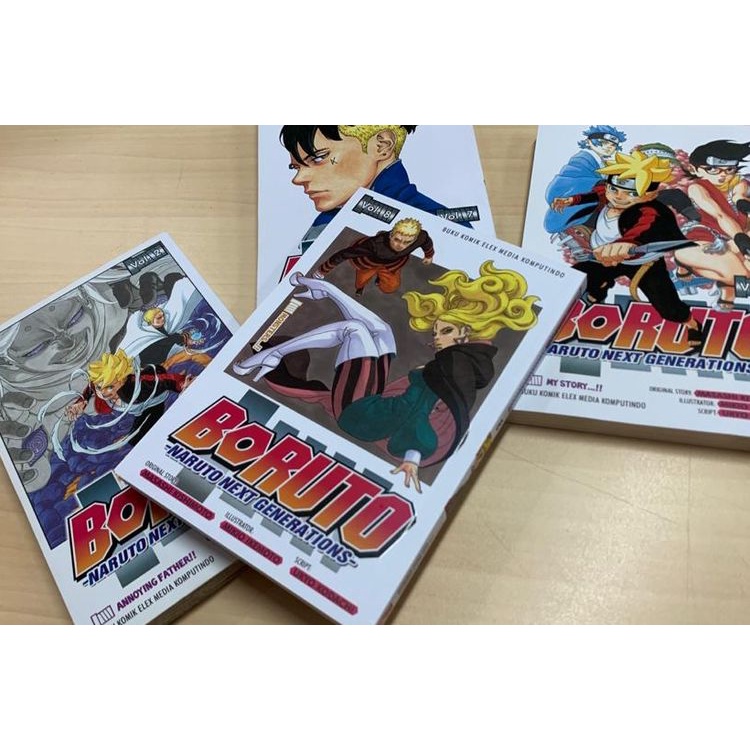 [INDONESIA] BUKU KOMIK BORUTO NARUTO NEXT GENERATIONS VOL 1 - 19 UPDATE PLUS STIKER ANIME - MANGA UKYOU KODACHI - MIKIO IKEMOTO [ORIGINAL]