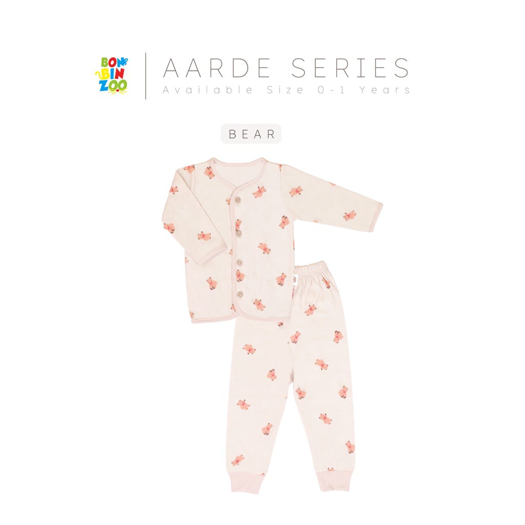 Bonbinzoo Setelan Baju Panjang Celana Panjang 0-6 Bulan Baju Bayi Newborn Piyama Baby AARDE Series