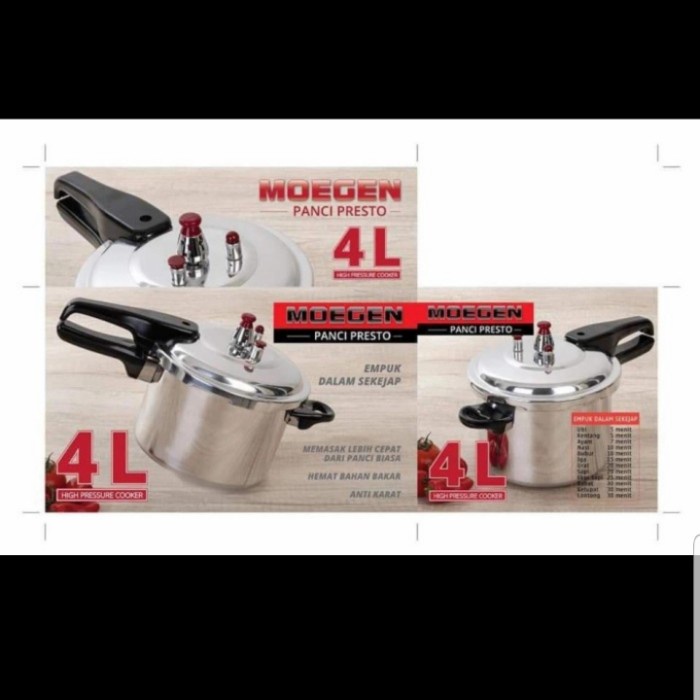 Presto Moegen Panci Presto 4 Liter High Pressure Cooker