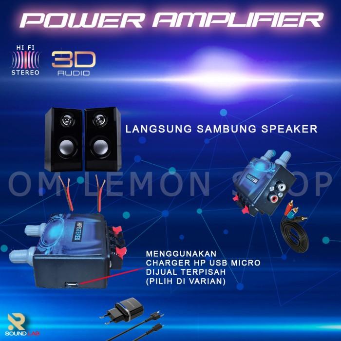 Kit Power Amplifier Stereo Hifi Extra Bass Berkualitas Best Seller