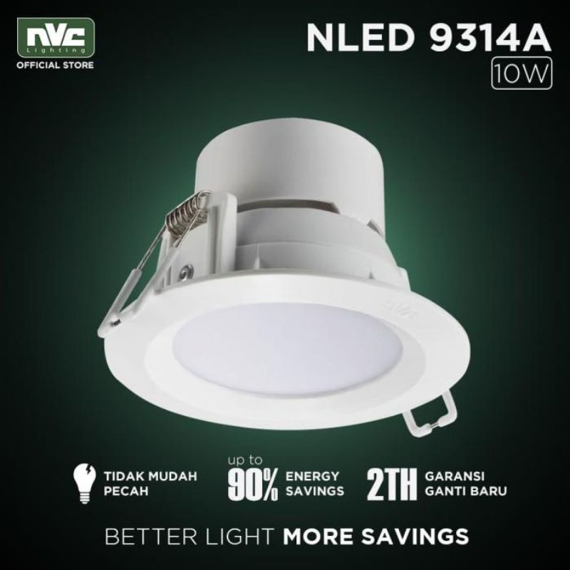 downlight nvc nled 9314 10w 4000k