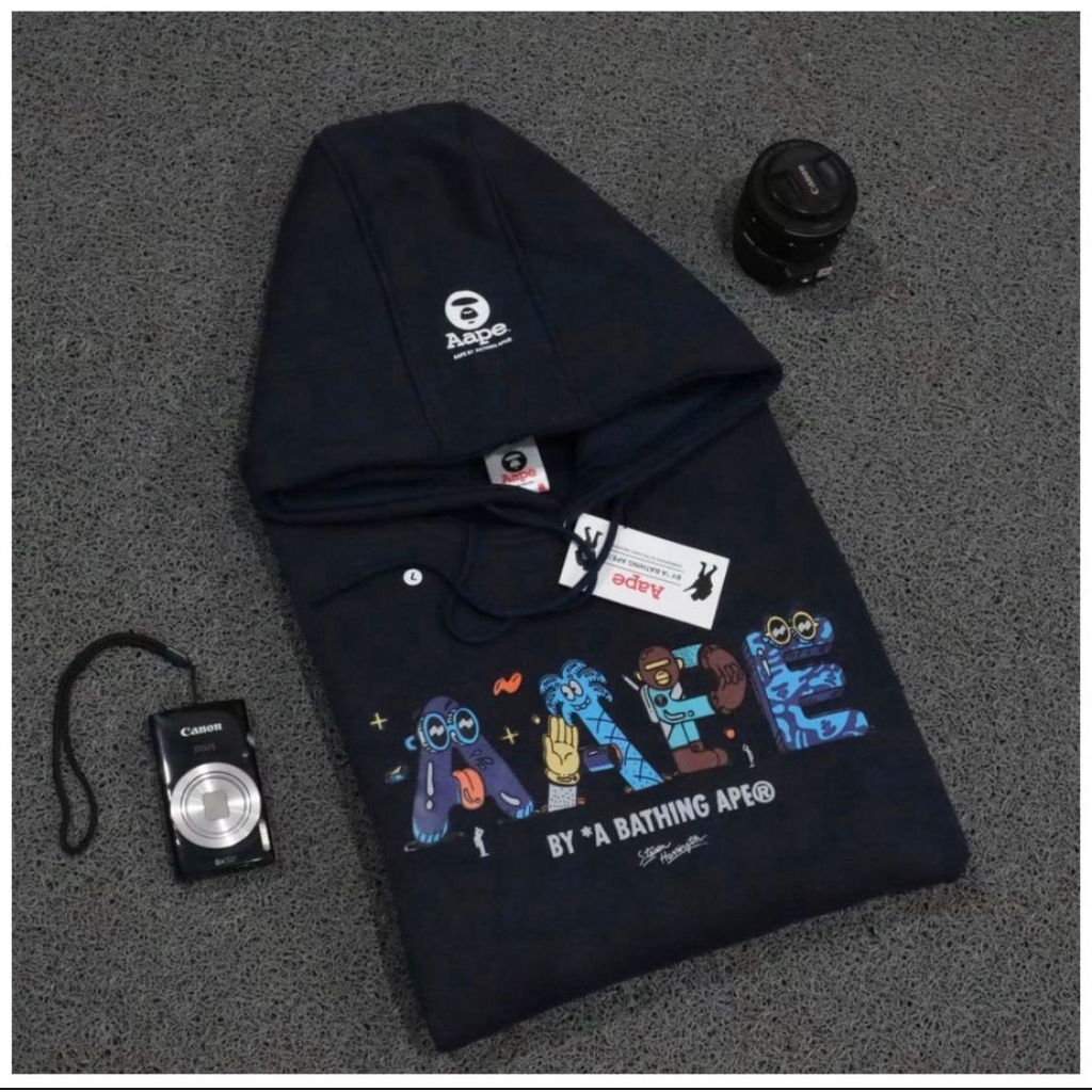 Hoodie Bape X Aape Crunch l Jaket Sweater Bape X Aape Crunch Premium Hight Quality