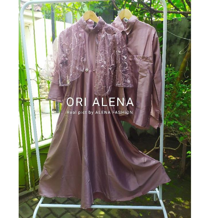 {SKK.18De22ᴵ} COUPLE CAPE / COUPLE HADEJA EKSLUSIVE / Couple Pasangan Lamaran / Prewedd Dress Maxi B