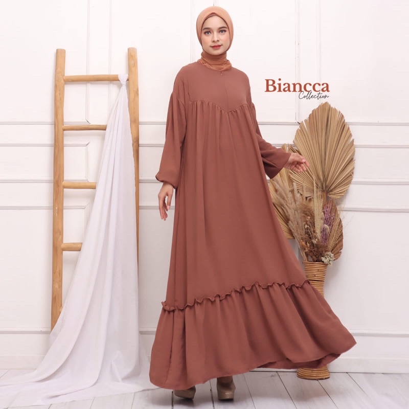 SALSA GAMIS - GAMIS CRINKLE GAMIS LEBARAN KANTONG KANAN KIRI