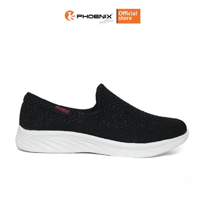 Phoenix Freda Sepatu Slip On Wanita - Black