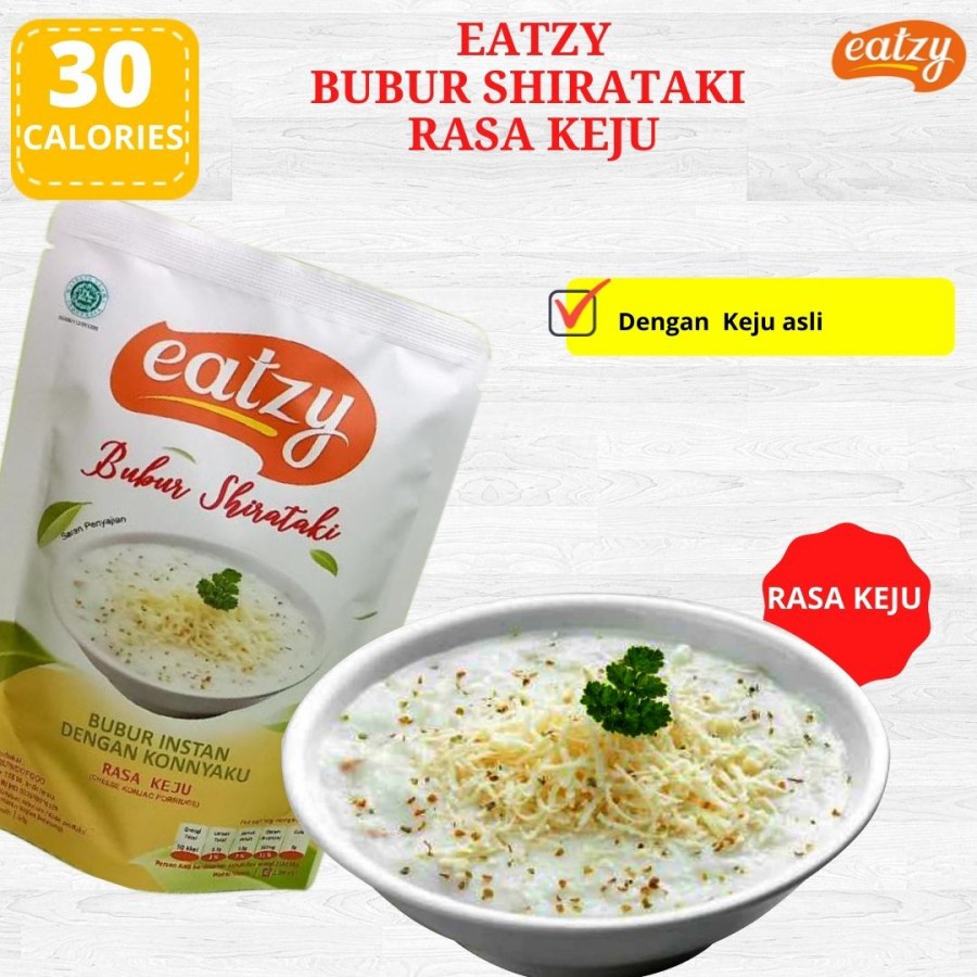 

EATZY BUBUR SHIRATAKI LOW CALORIES / RENDAH KALORI