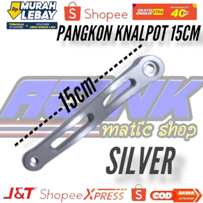 Breket knalpot L kenalpot pangkon knalpot ninja breket knalpot L panjang 15cm almunium cnc