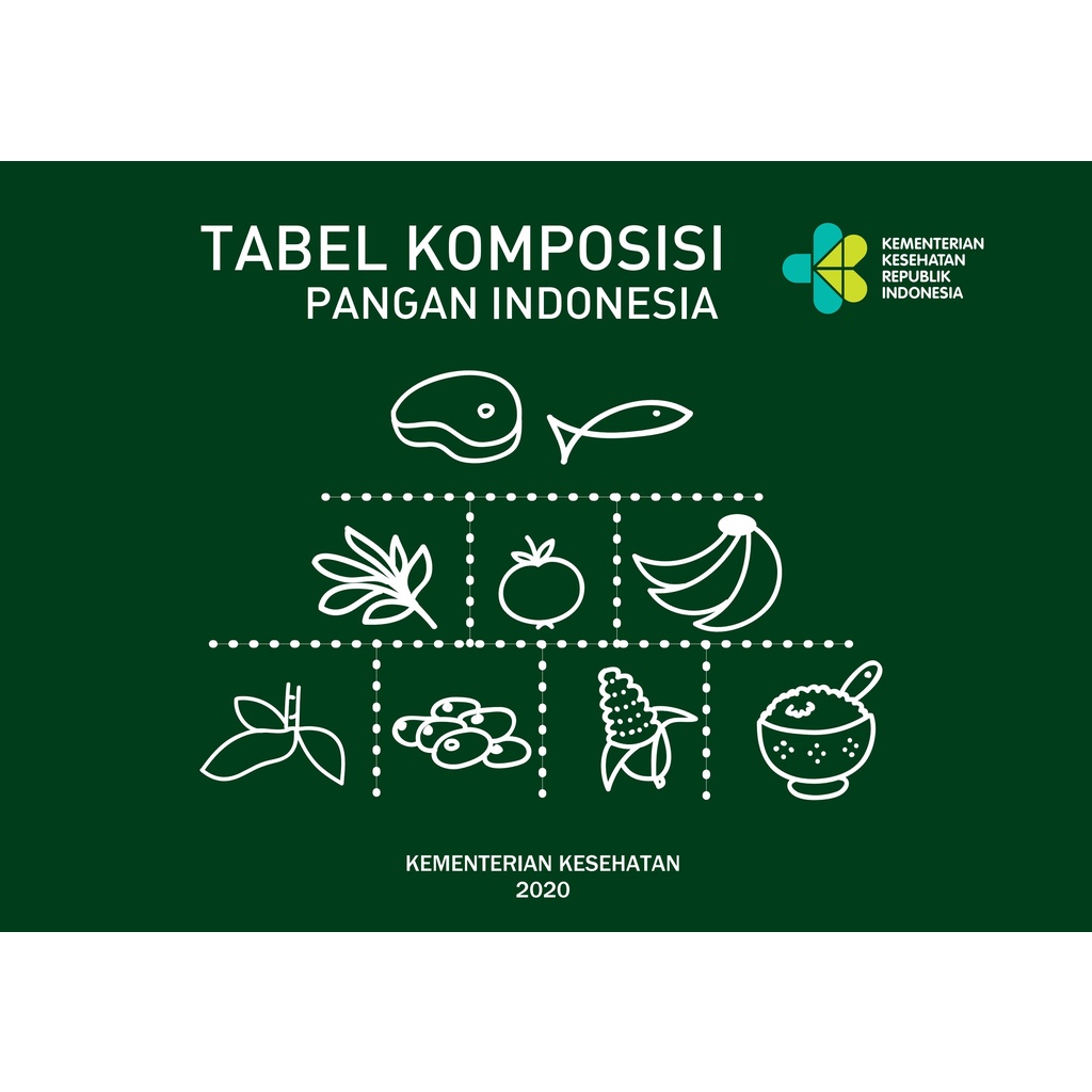 Jual Buku Tabel Komposisi Pangan Indonesia TKPI 2020 | Shopee Indonesia