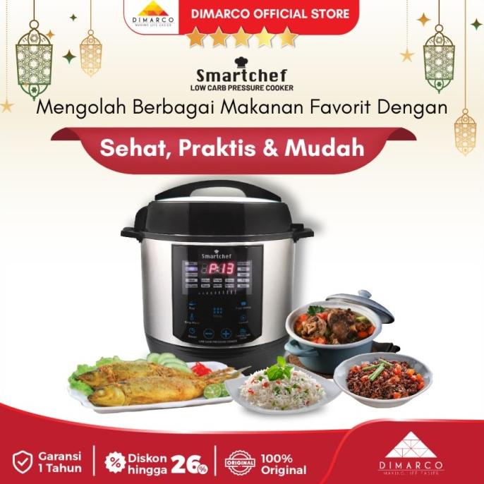Jual SMART CHEF Low carbo rice cooker pressure cooker listrik garansi