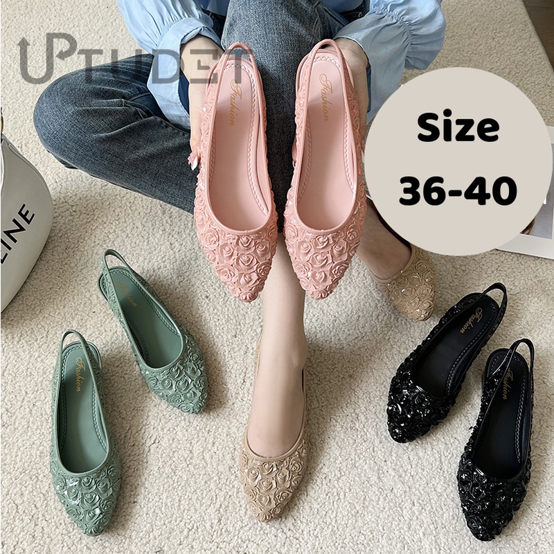 Sepatu Fashion Flat Shoes Wanita Rose Sepatu Sandal 899