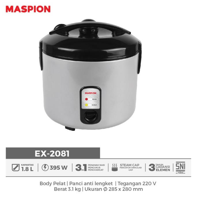 Maspion Rice Cooker EX-2081 EXCLUSIVE (2 LITER)