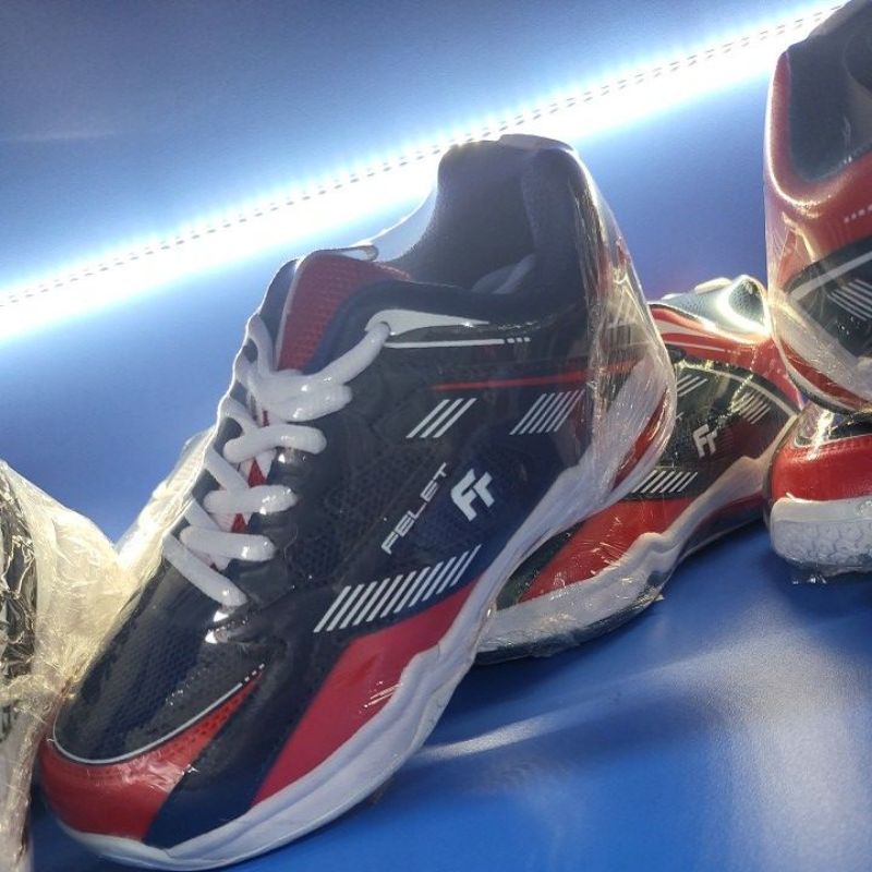 sepatu badminton junior anak anak felet original promo