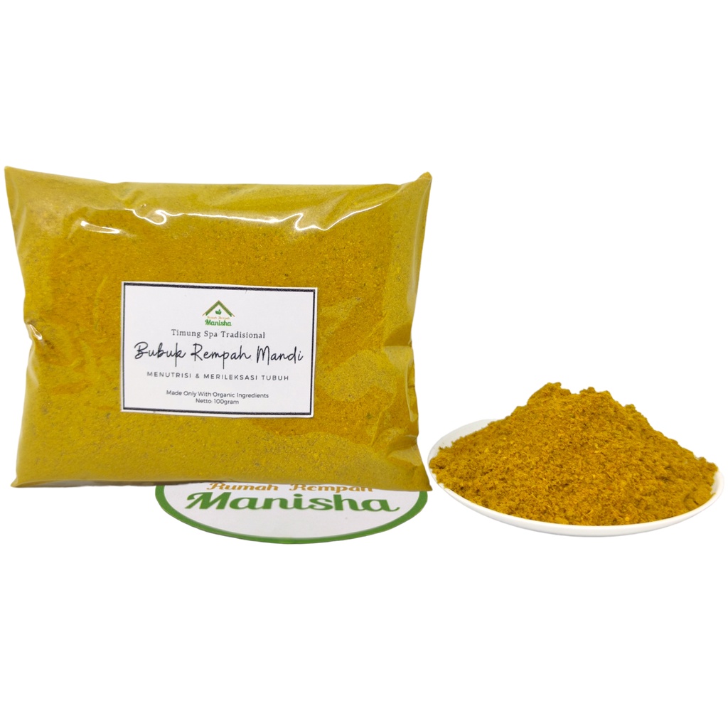 Bubuk Rempah Mandi Spa Tradisional 100gram / Bubuk Timung Wangi Spa Badan Tradisional